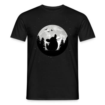 Chinchilla Moon Woolly Mouse - Men's T-Shirt - black - Front - AI Model Male 178 light (178cm)