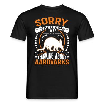 Aardvark Cadeau Aardvark - T-shirt homme - noir - Devant - AI Model Male 178 light (178cm)