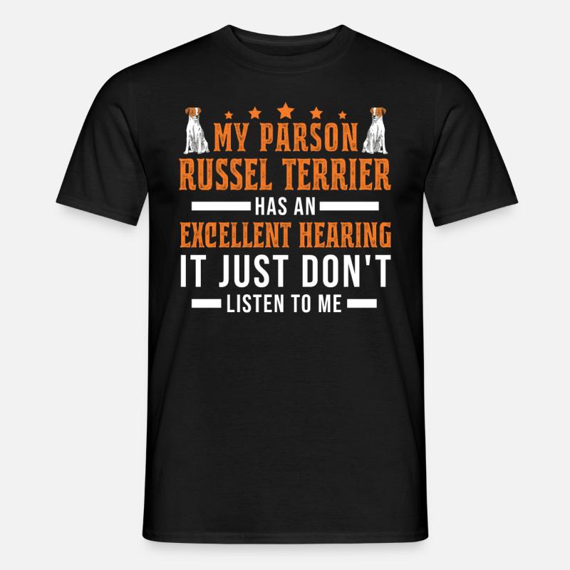 Parson Russell Terrier Gift - Men’s T-shirt - black