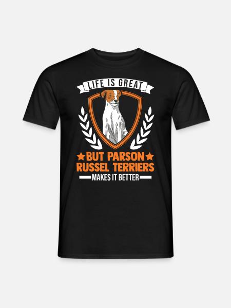 Parson Russell Terrier Geschenk - Männer T-Shirt - Schwarz