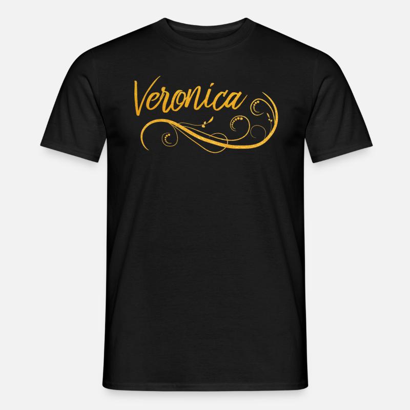 Veronica - Männer T-Shirt - Schwarz