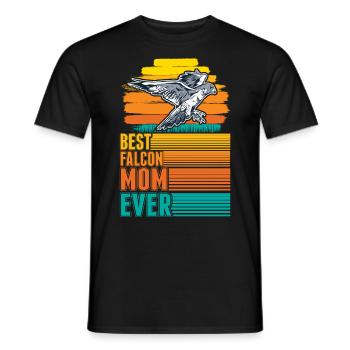Falcons Mama Falconer Kestrel Falconry Falconry Falconry - Men's T-Shirt - black - Front - AI Model Male 178 light (178cm)