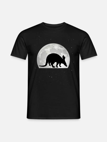 Aardvark Lune - T-shirt homme - noir