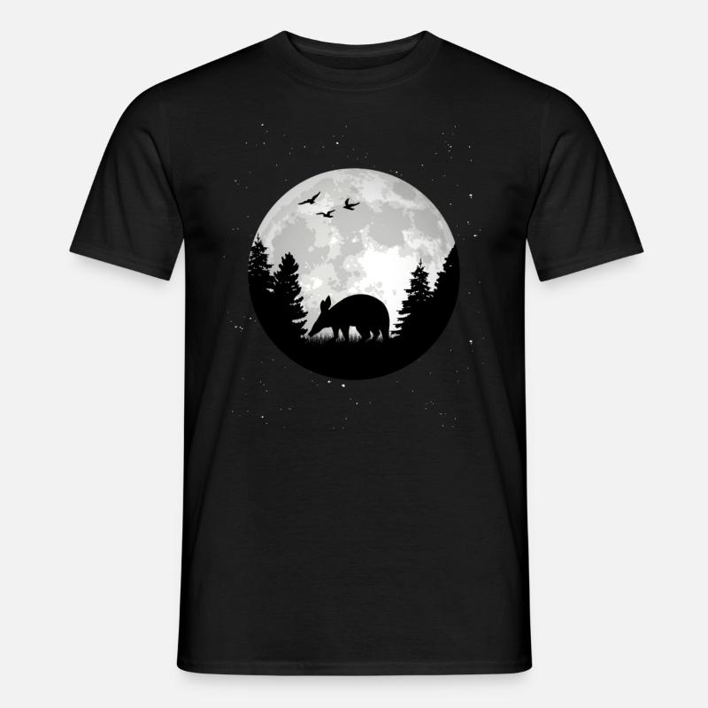 Aardvark Lune - T-shirt homme - noir