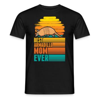 Meilleure maman tatou de tous les temps Gürteltier - T-shirt homme - noir - Devant - AI Model Male 178 light (178cm)
