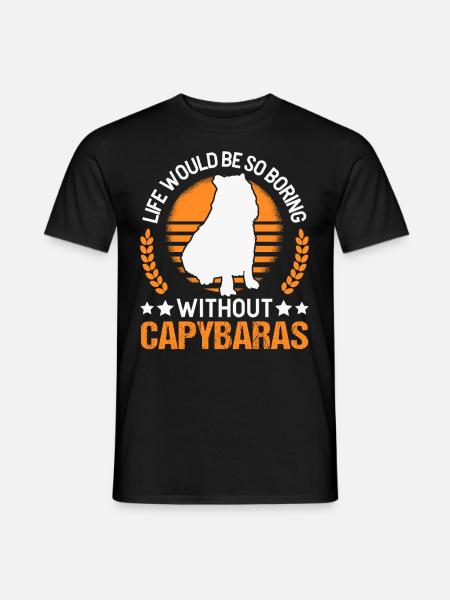 Capybara Cadeau Capibara capybara - T-shirt homme - noir