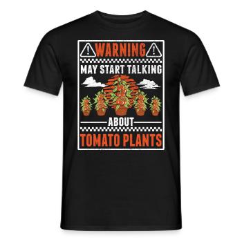 Tomate Cadeau Tomate Grower Tomates - T-shirt homme - noir - Devant - AI Model Male 178 light (178cm)