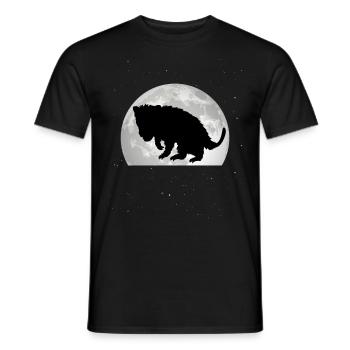 Opossum Lune Opossum Marsupial - T-shirt homme - noir - Devant - AI Model Male 178 light (178cm)