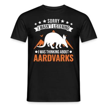 Aardvark Cadeau Aardvark - T-shirt homme - noir - Devant - AI Model Male 178 light (178cm)