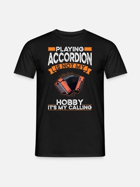 Accordion Hobby Accordion Accordionist - Men's T-Shirt - black