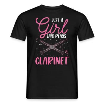 Clarinette Clarinettiste - T-shirt homme - noir - Devant - AI Model Male 178 light (178cm)