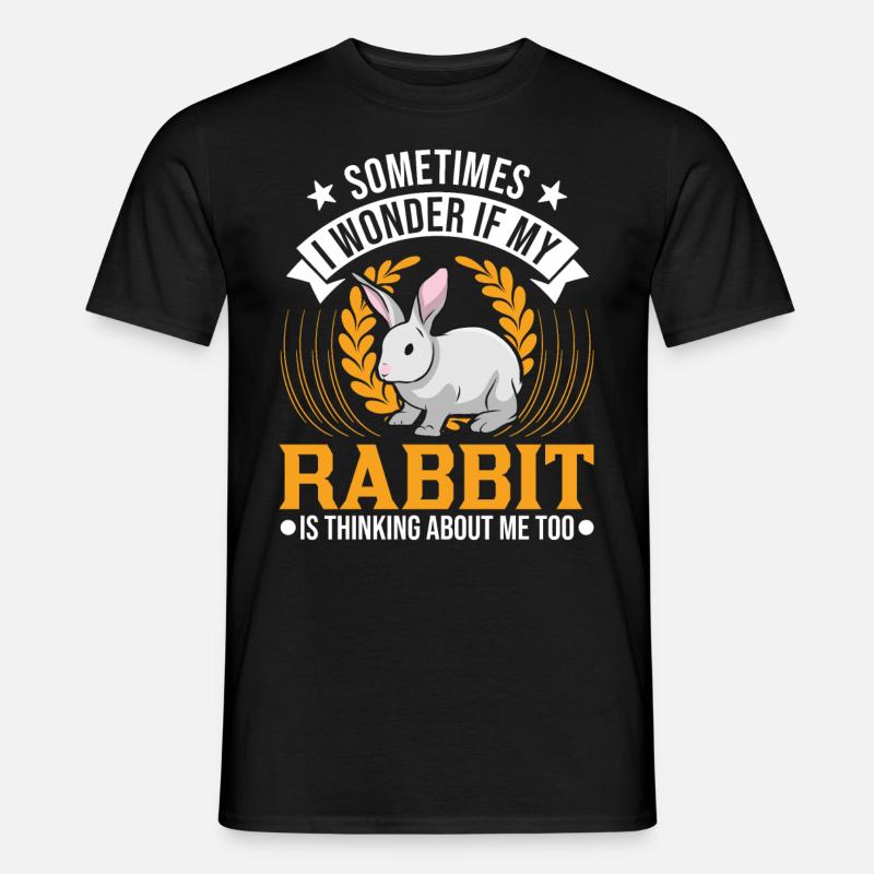 Rabbit Rabbit Rabbit - Men's T-Shirt - black