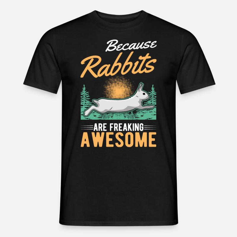 Rabbit Gift Rabbit Rabbit - Men's T-Shirt - black