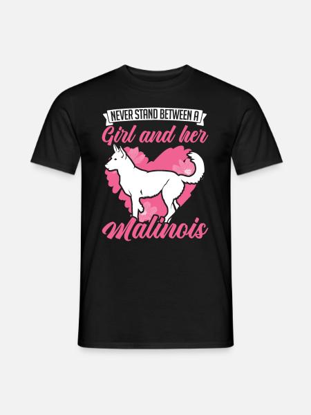 Malinois Fille Berger Belge - T-shirt homme - noir