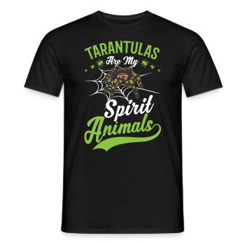 Tarentule Araignée Animale Tarentule - T-shirt homme - noir - Devant - AI Model Male 178 light (178cm)