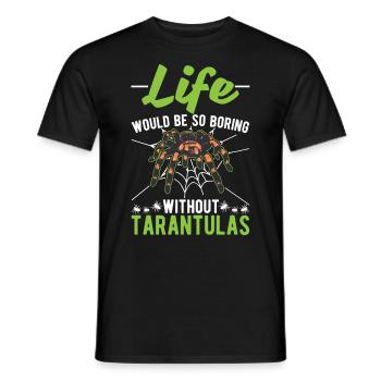 Tarantula Gift Spider Tarantula - Men's T-Shirt - black - Front - AI Model Male 178 light (178cm)