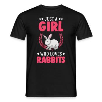 Lapin Lapin Lapin Lapin Lapin - T-shirt homme - noir - Devant - AI Model Male 178 light (178cm)