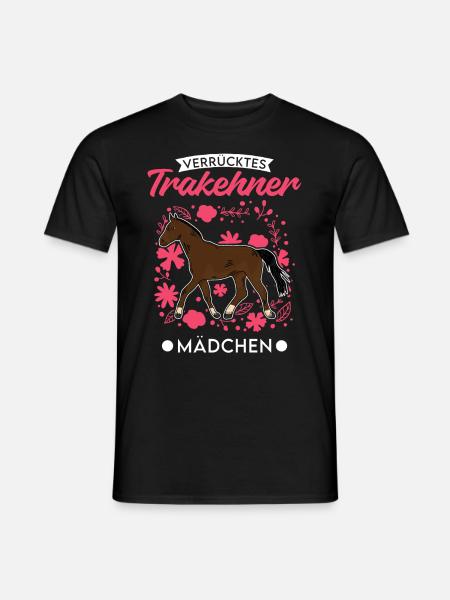 Crazy Trakehner Fille - T-shirt homme - noir