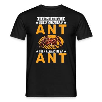 Ameisen Ameisenfarm Ameisenhaufen Feuerameisen - Männer T-Shirt - Schwarz - Vorne - AI Model Male 178 light (178cm)