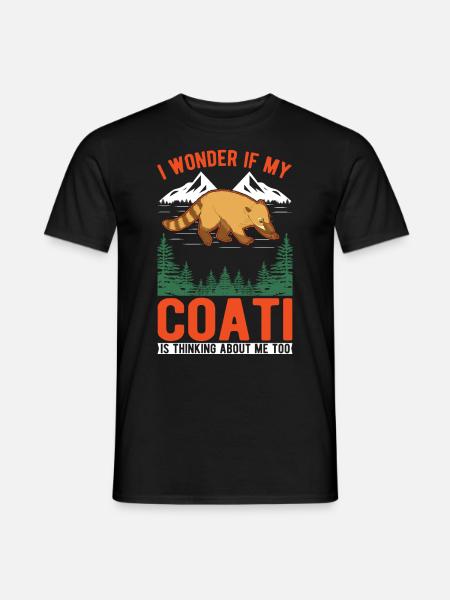 Coati Cadeau Coati Proboscis - T-shirt homme - noir