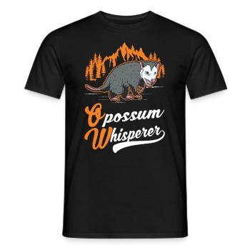 Opossum Whisperer Opossum Whisperer Marsupial Rat - T-shirt homme - noir - Devant - AI Model Male 178 light (178cm)