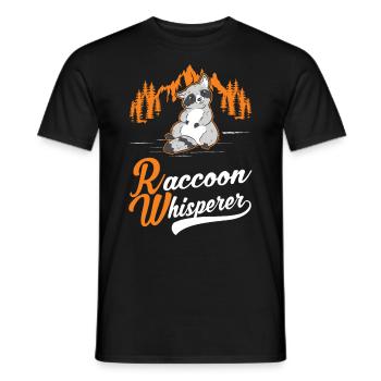 Raton laveur Raton laveur - T-shirt homme - noir - Devant - AI Model Male 178 light (178cm)