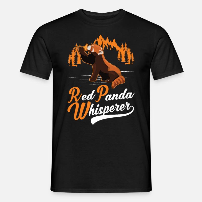 Roter Panda Flüsterer Red Panda Whisperer - T-shirt homme - noir
