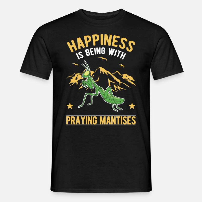 Praying mantis Mantis Mantis - Men's T-Shirt - black
