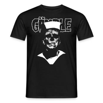 GAMBLE Marin - T-shirt homme - noir - Devant - AI Model Male 178 light (178cm)