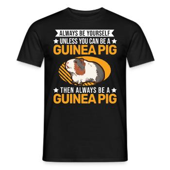 Cochon d’Inde Cadeau Cochon d’Inde - T-shirt homme - noir - Devant - AI Model Male 178 light (178cm)