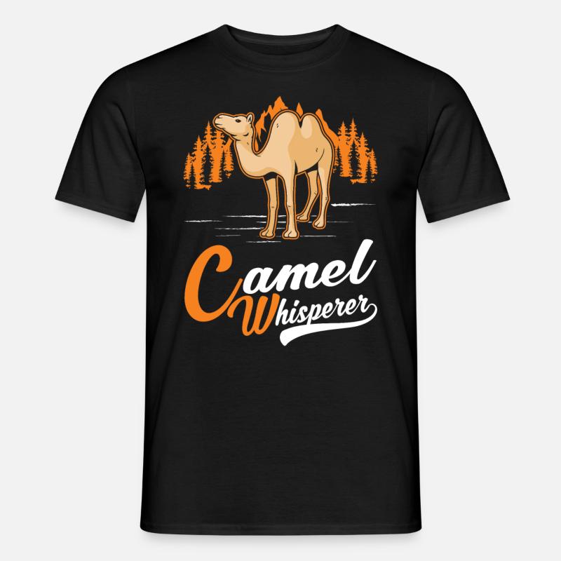 Kamelflüsterer Kamel Flüsterer Großkamel - Männer T-Shirt - Schwarz