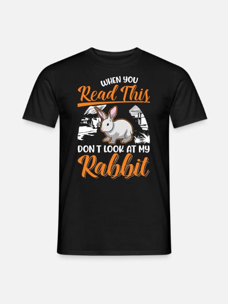Lapin lapin lapin lapin - T-shirt homme - noir