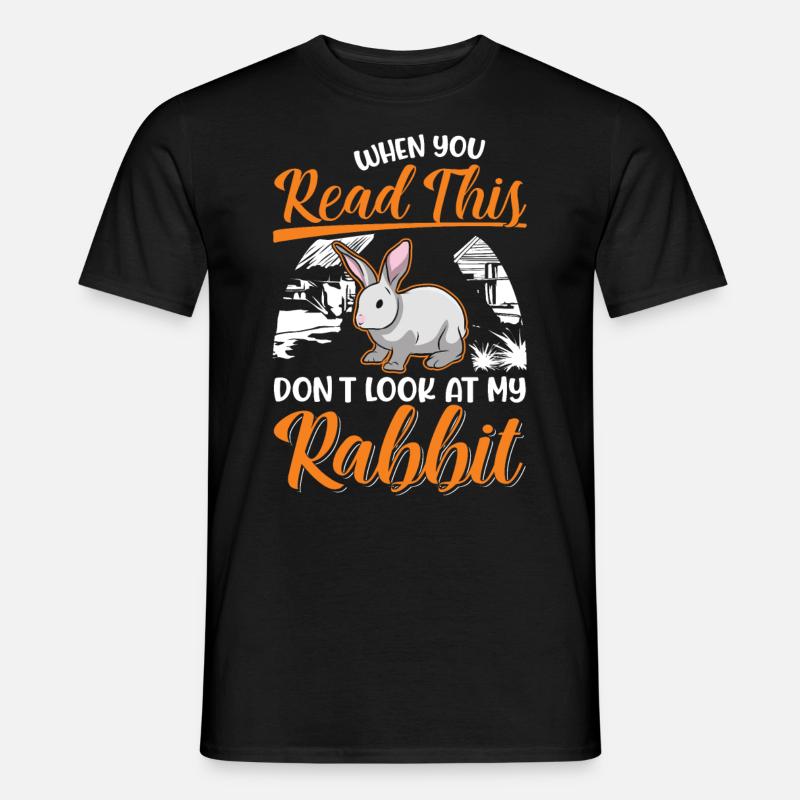 Rabbit Rabbit Rabbit - Men’s T-shirt - black