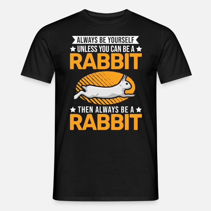 Rabbit Rabbit Rabbit - Men’s T-shirt - black