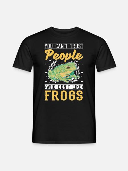 Grenouille cadeau Rainette - T-shirt homme - noir