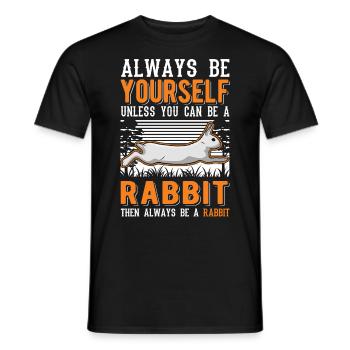 Lapin lapin lapin lapin - T-shirt homme - noir - Devant - AI Model Male 178 light (178cm)