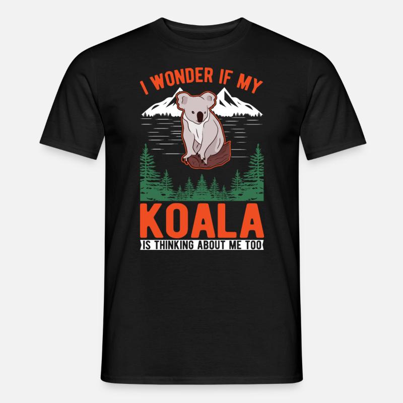Koala lover Koala bear - Men's T-shirt - black