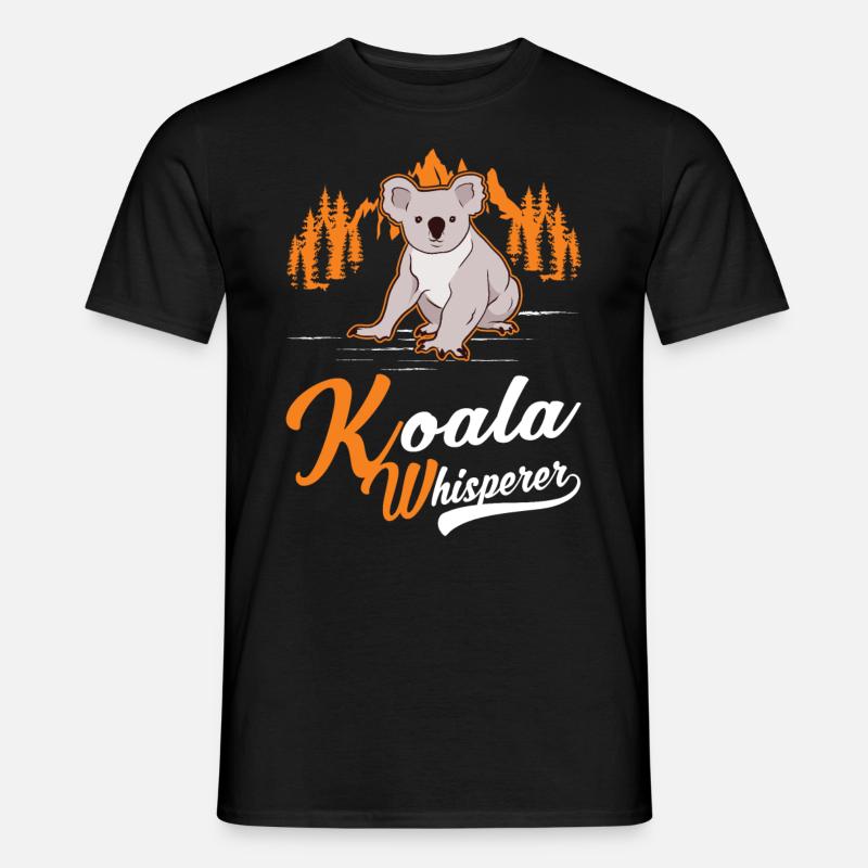 Koala Flüsterer Koalabär - Männer T-Shirt - Schwarz