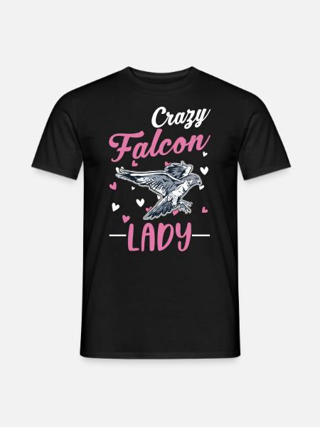Crazy Falcon Woman - T-shirt homme - noir