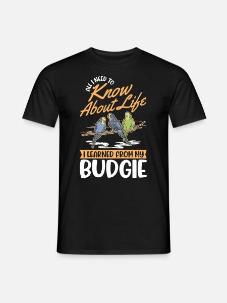 Perruche Welli - T-shirt homme - noir