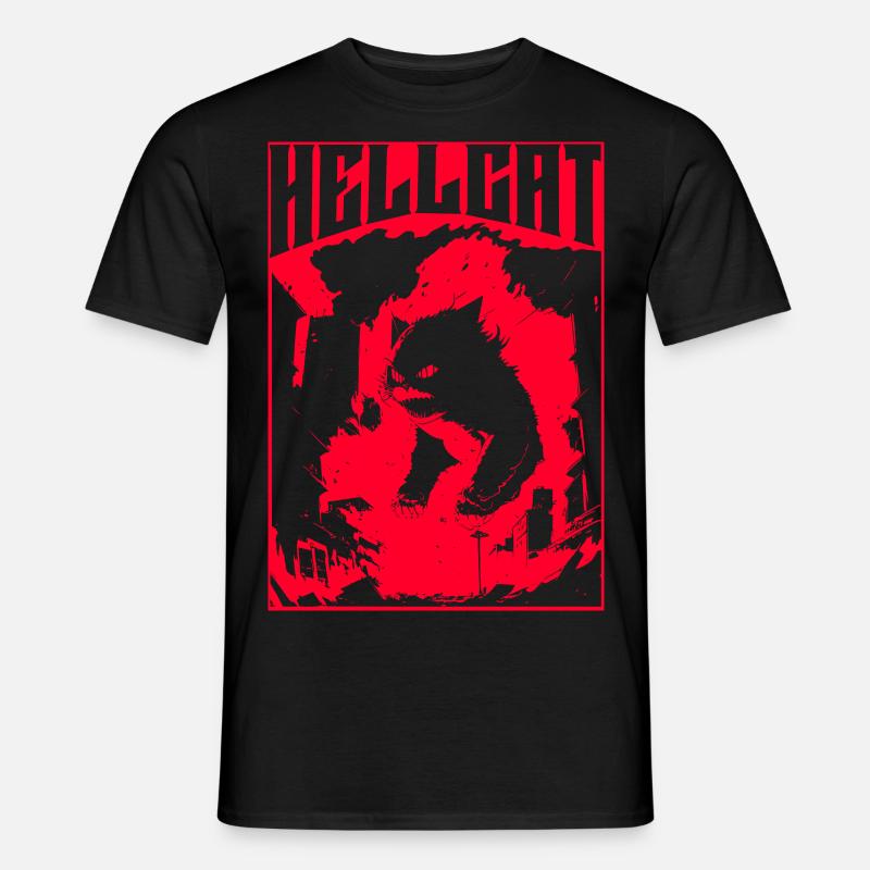 HELLCAT - Männer T-Shirt - Schwarz