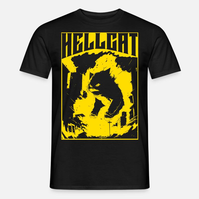 HELLCAT - Männer T-Shirt - Schwarz
