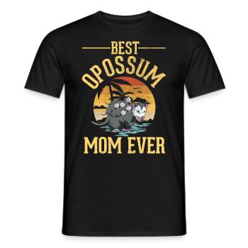 Meilleur Marsupial Possum Mama - T-shirt homme - noir - Devant - AI Model Male 178 light (178cm)