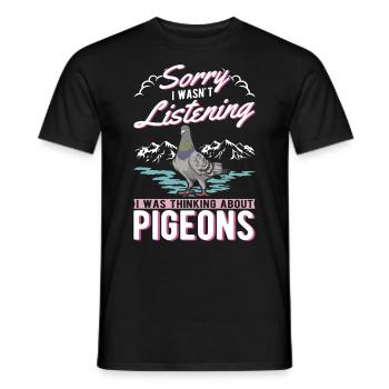 Pigeon Cadeau Pigeon Fancier City Pigeon Pigeonnier Pigeon Transporteur Pigeon - T-shirt homme - noir - Devant - AI Model Male 178 light (178cm)