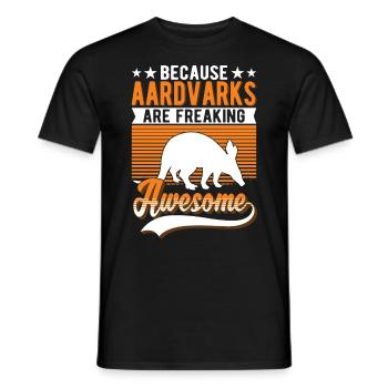 Aardvark Cadeau Aardvark - T-shirt homme - noir - Devant - AI Model Male 178 light (178cm)