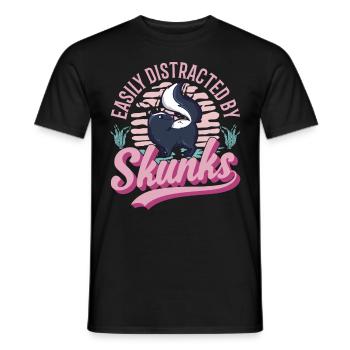 Cadeau Skunk - T-shirt homme - noir - Devant - AI Model Male 178 light (178cm)