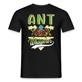Fourmis Whisperer Fourmilière Fourmi Whisperer - T-shirt homme - noir - Devant - AI Model Male 178 light (178cm)