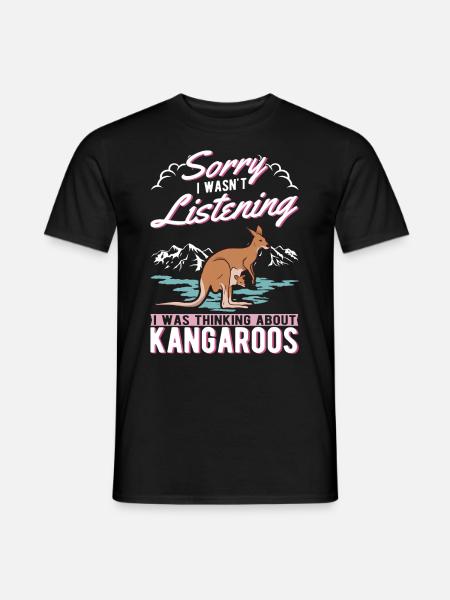 Australian Kangaroo Australia Kangaroo - Men's T-Shirt - black