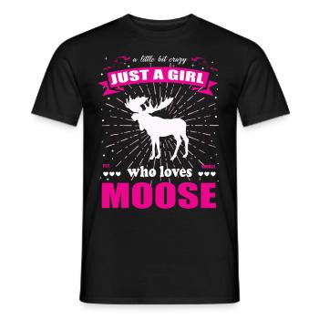 Just a Girl who loves Elche Outfit - Männer T-Shirt - Schwarz - Vorne - AI Model Male 178 light (178cm)