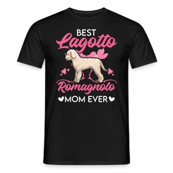 Best Lagotto Romagnolo Mama - Men's T-Shirt - black - Front - AI Model Male 178 light (178cm)